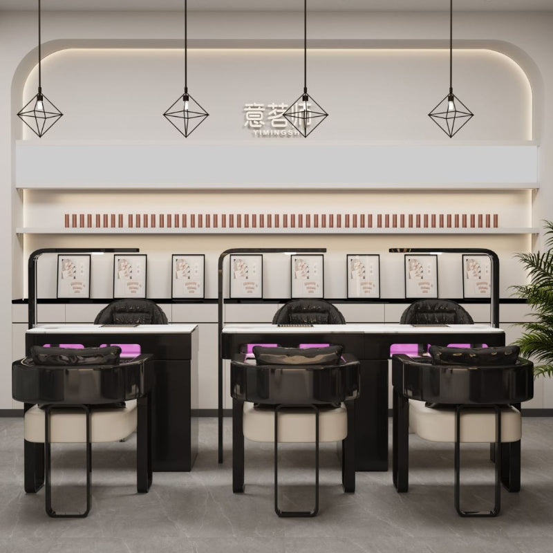 ImingShi M2 Marble Nail Desk Set