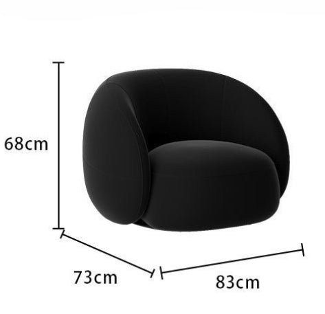 Nordic Armchair – Minimalist Single Sofa for Office, Lounge, Living Room and Meeting Areas