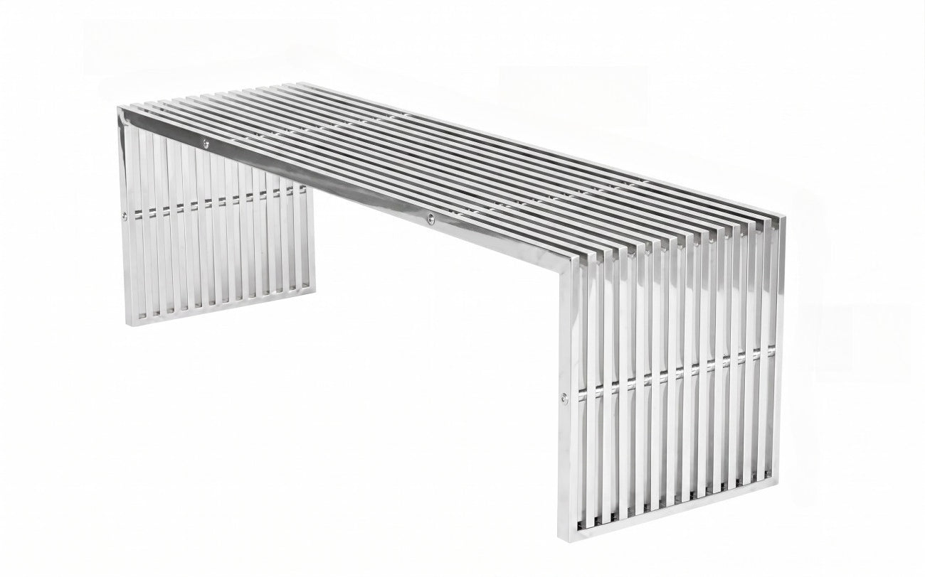 Linear Side Table – Bauhaus Stainless Steel Design