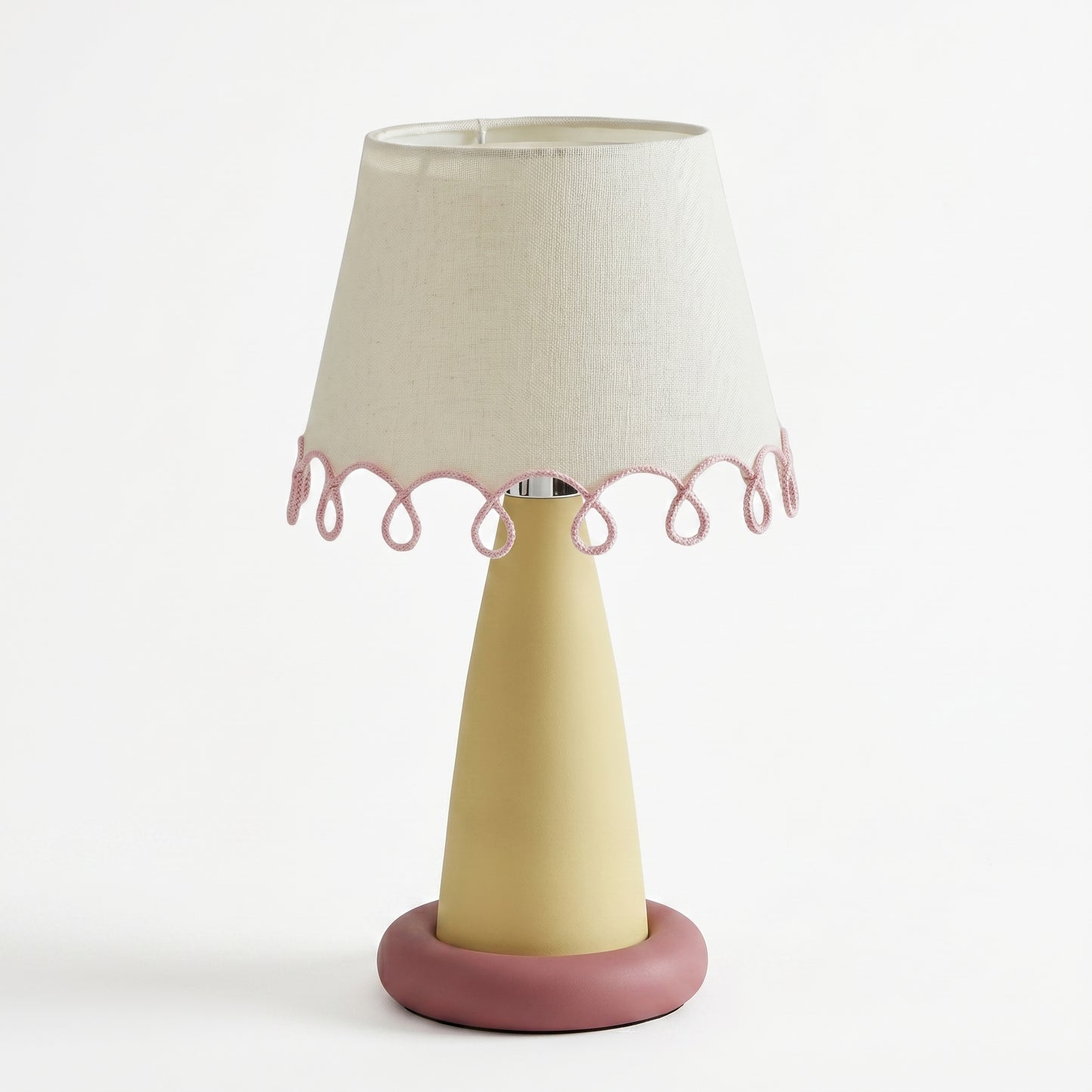 Loop Creamy Color-Block Table Lamp-A Lamp as Sweet And Gentle As Cream