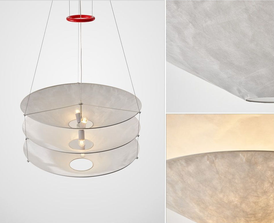 DuPont Paper Conical Pendant Lamp – A Fusion of French Vintage Artistry & Modern Minimalism