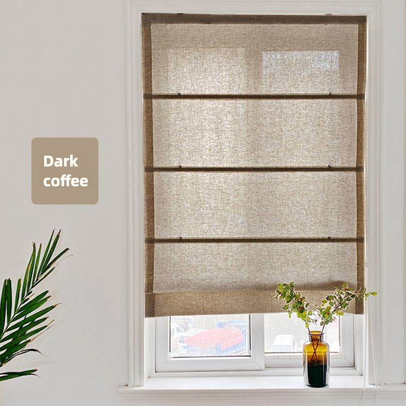 Serenity in Every Fold – Linen Roman Shades for a Calm, Modern Home