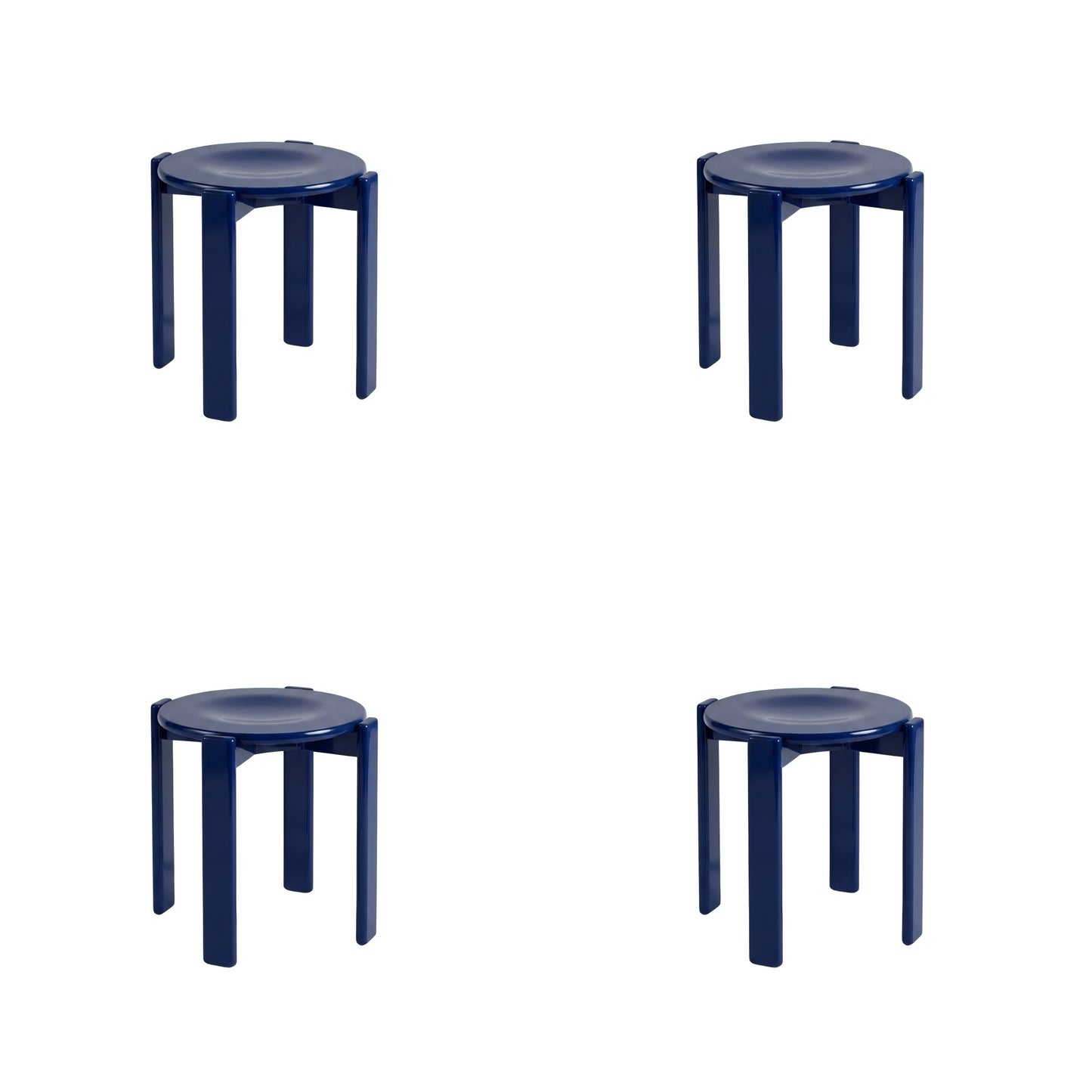 Rey Stool Replica – Versatile Stackable Wooden Stool & Modern Minimalist Elegance