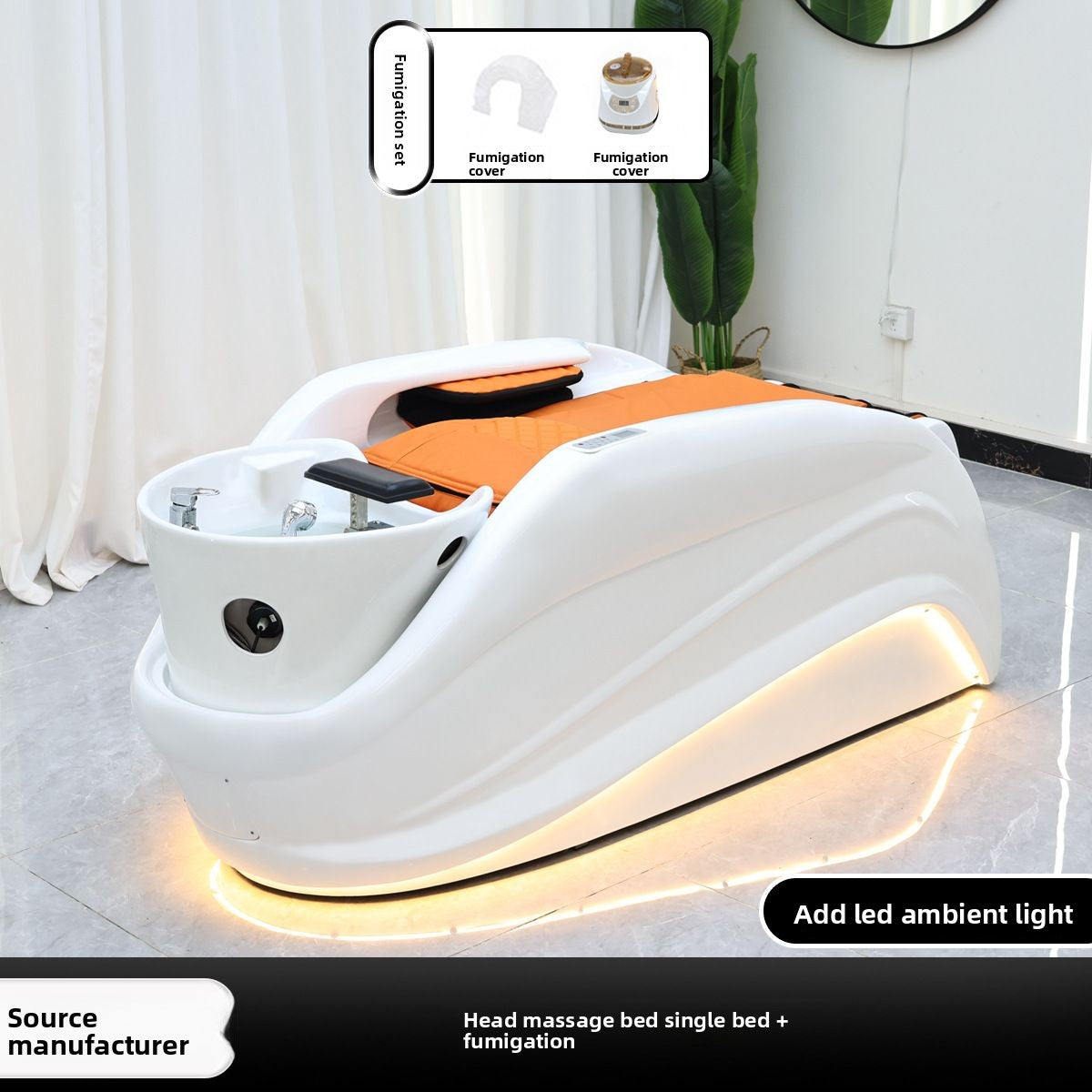 Fully Automatic Electric Massage Shampoo Bed for Hair Salon & Spa