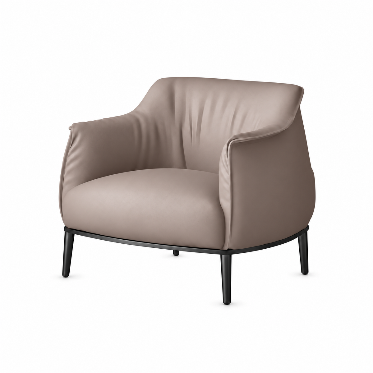 Jean-Marie Massaud–Inspired Lounge Chair – Sculptural Curves & Modern Elegance