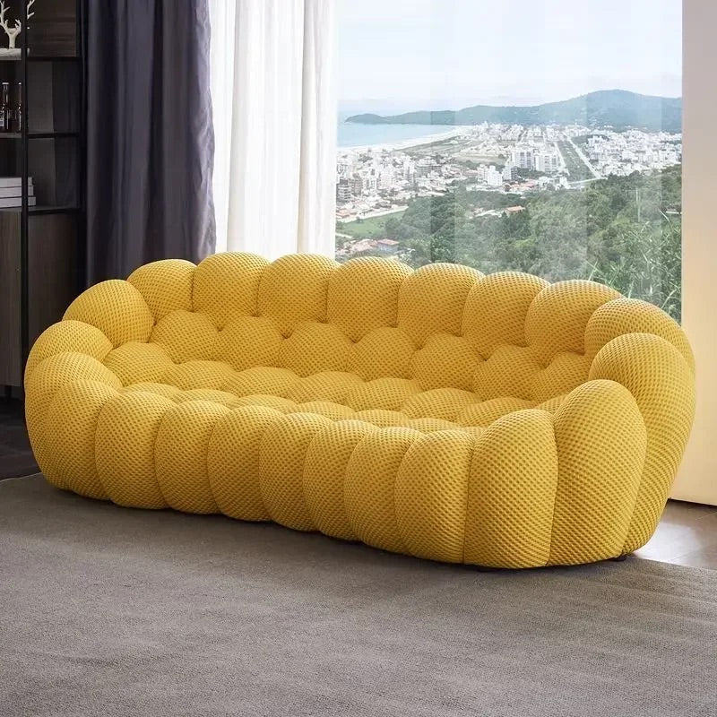 Designer-Style Curved Bubble Sofa – Modern Art Statement Piece