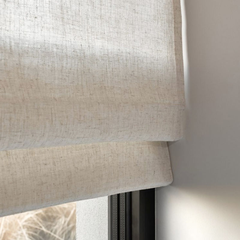 Serenity in Every Fold – Linen Roman Shades for a Calm, Modern Home