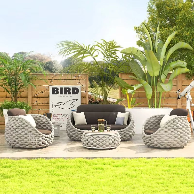 Outdoor Sofa Set-Breathing Nature Interprets Perfection