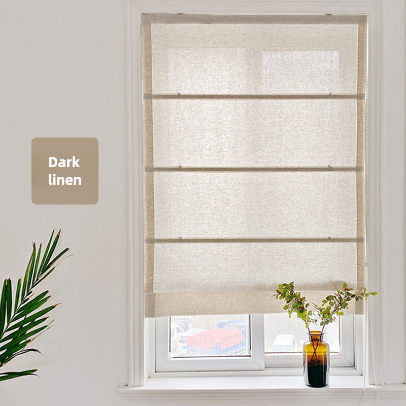 Serenity in Every Fold – Linen Roman Shades for a Calm, Modern Home