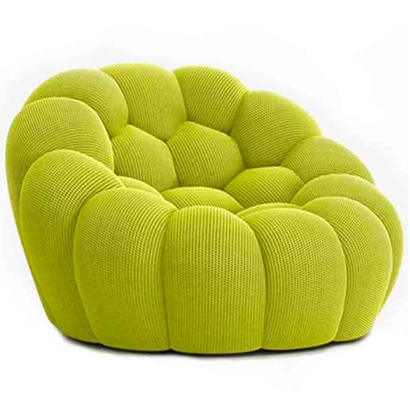 French Italian Trending Bubble Soccer Artistic Curved Elegant Sofa