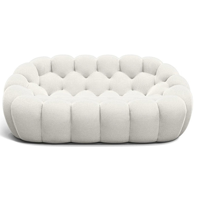 French Italian Trending Bubble Soccer Artistic Curved Elegant Sofa