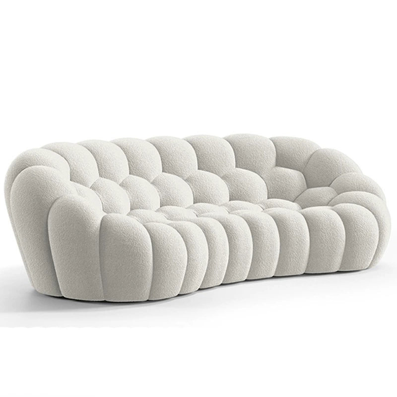 French Italian Trending Bubble Soccer Artistic Curved Elegant Sofa
