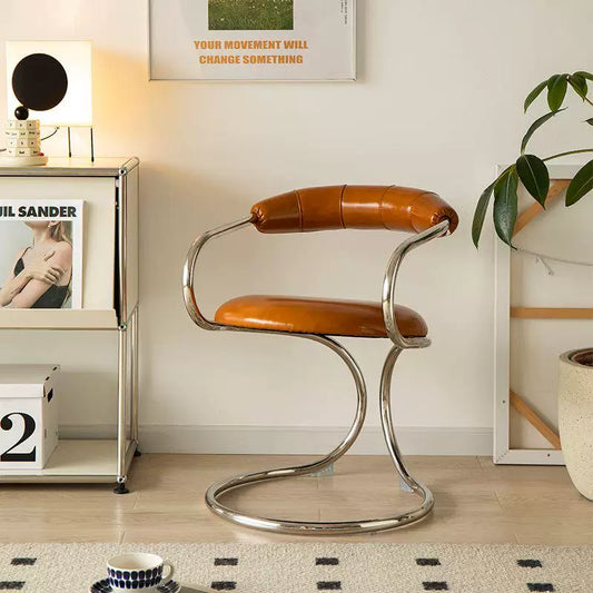 Snake-Armlehnstuhl im Bauhaus-Stil — Kreatives Mid-Century-Design für Esszimmer und Freizeit