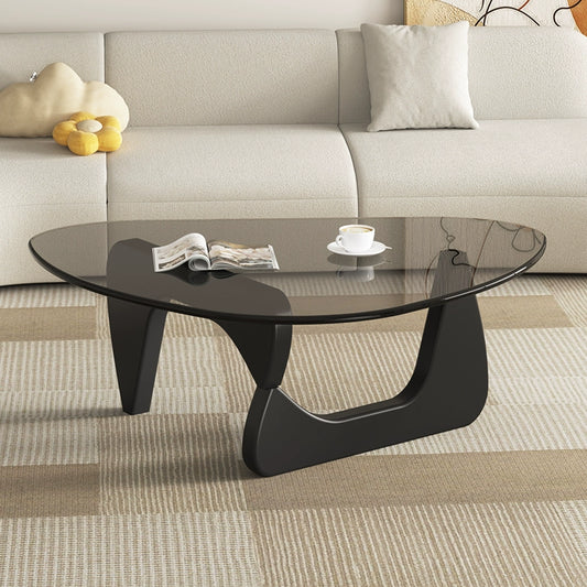 Glass Wood Coffee Table – Strong, Sleek, and Space-Smart