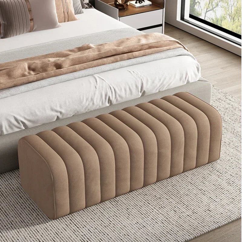 Toast-Shaped Upholstered Bench - Create Your Home's Exclusive Relaxation Space