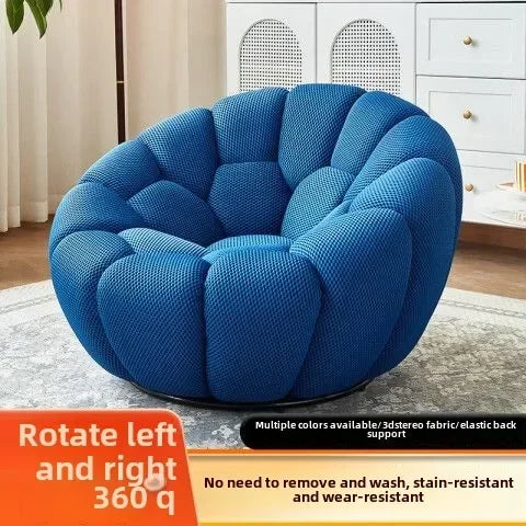 Bloom in Comfort – Pumpkin Puff Bean Bag Chair