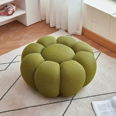 Bloom in Comfort – Pumpkin Puff Bean Bag Chair