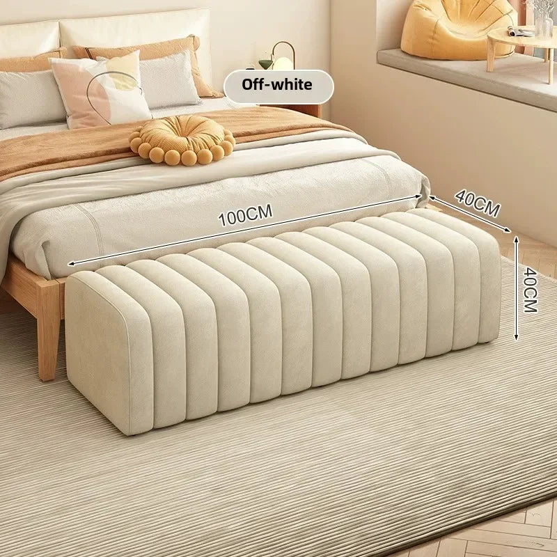 Toast-Shaped Upholstered Bench - Create Your Home's Exclusive Relaxation Space