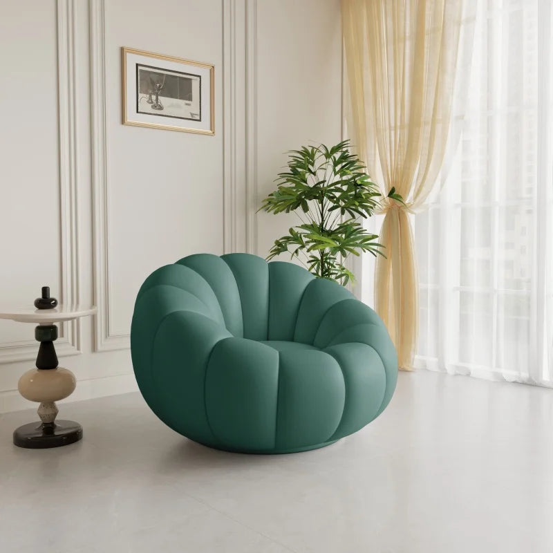 Pumpkin Lazy Armchair-A Cloud Of Plush Comfort