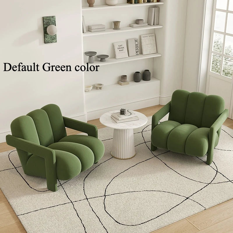 Designer Plush Velvet Accent Chair -Indulge in Modern Comfort