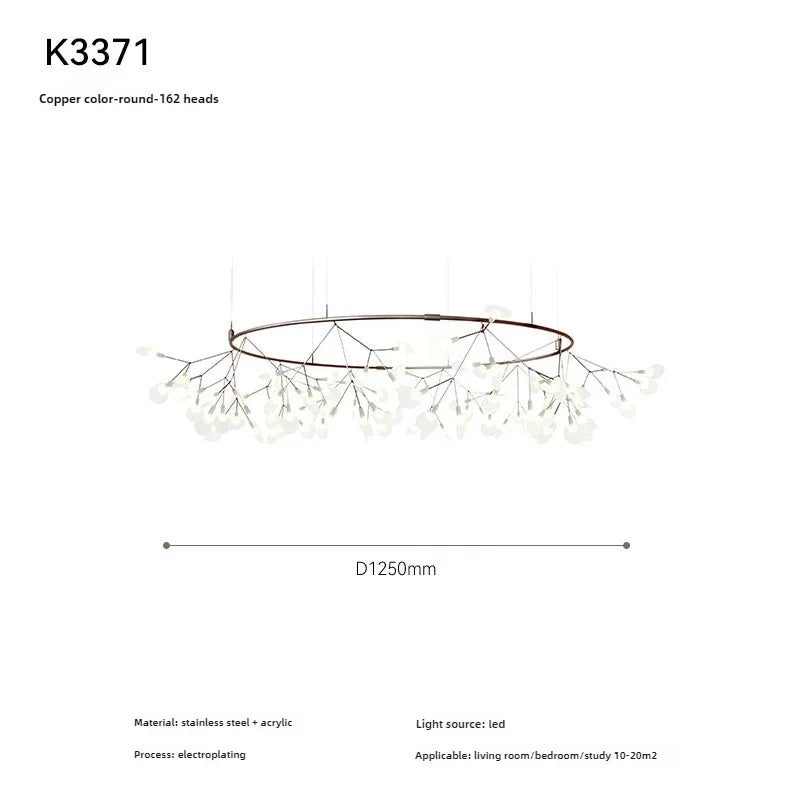 Nordic-Style Firefly Pendant Light-Bring the Gentle Starlight of Summer Nights into Your Living Room