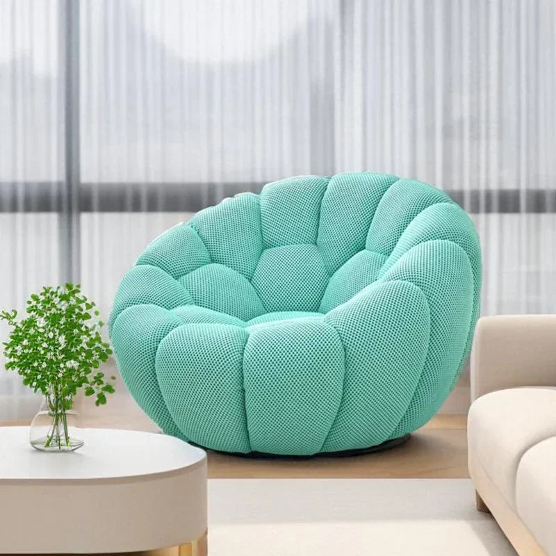 Bloom in Comfort – Pumpkin Puff Bean Bag Chair