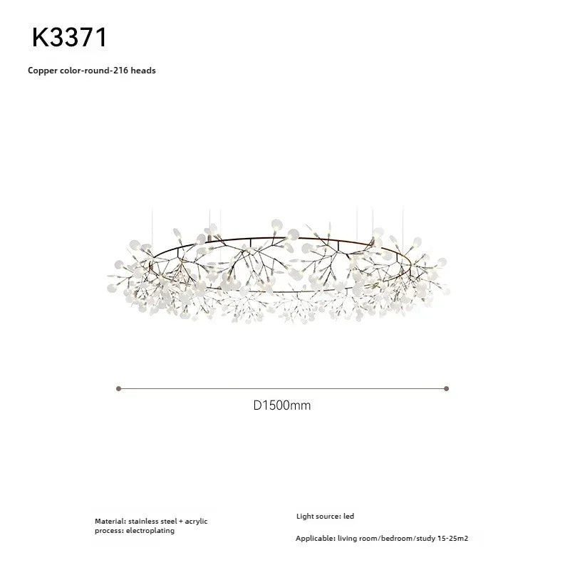 Nordic-Style Firefly Pendant Light-Bring the Gentle Starlight of Summer Nights into Your Living Room