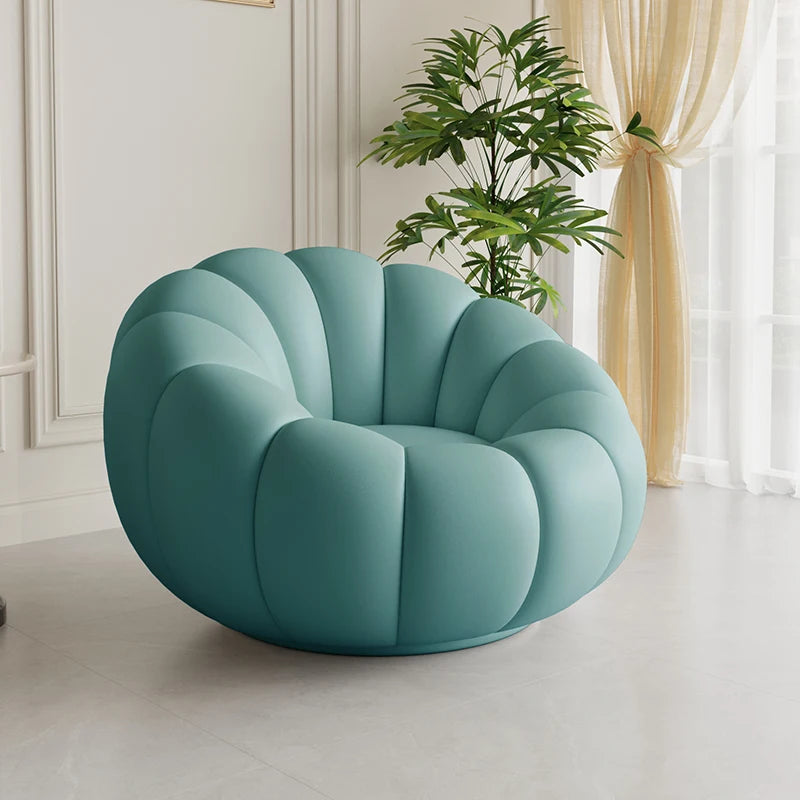 Pumpkin Lazy Armchair-A Cloud Of Plush Comfort