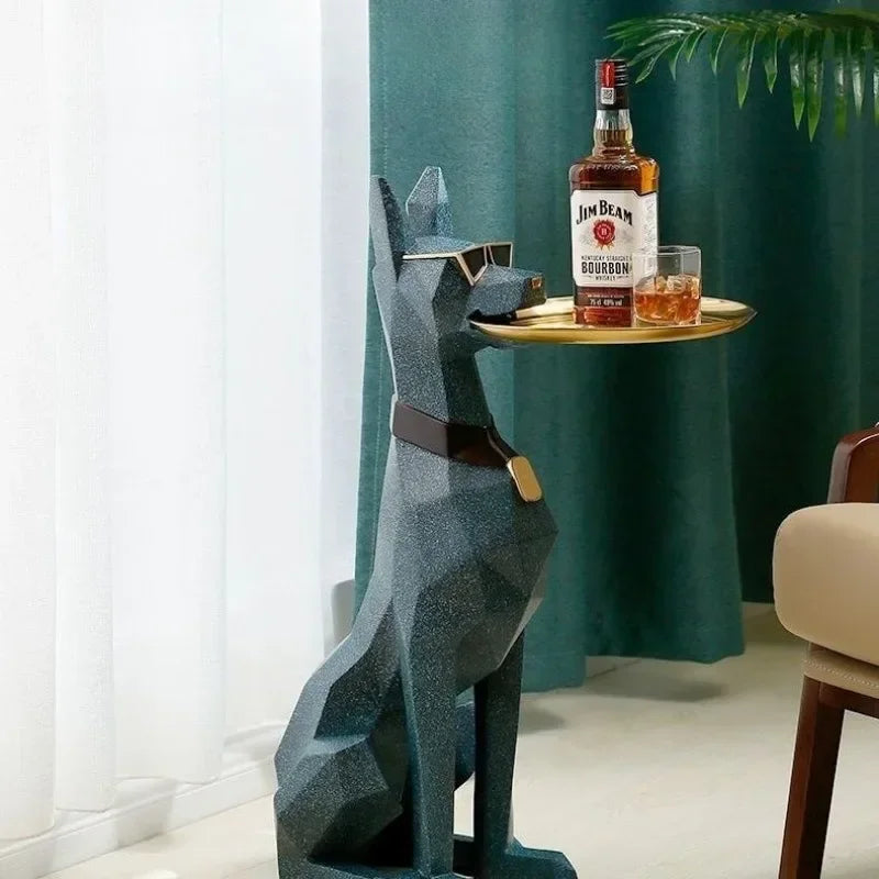 Gentleman Dog Figurine-Exquisite Craftsmanship Illuminates Corner Artistry