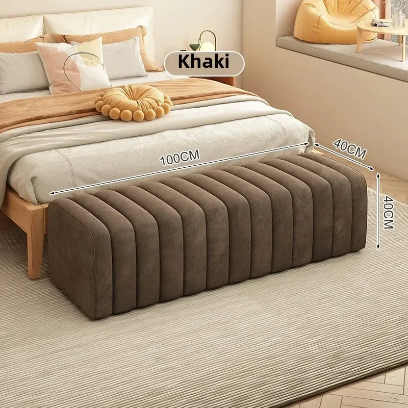 Toast-Shaped Upholstered Bench - Create Your Home's Exclusive Relaxation Space