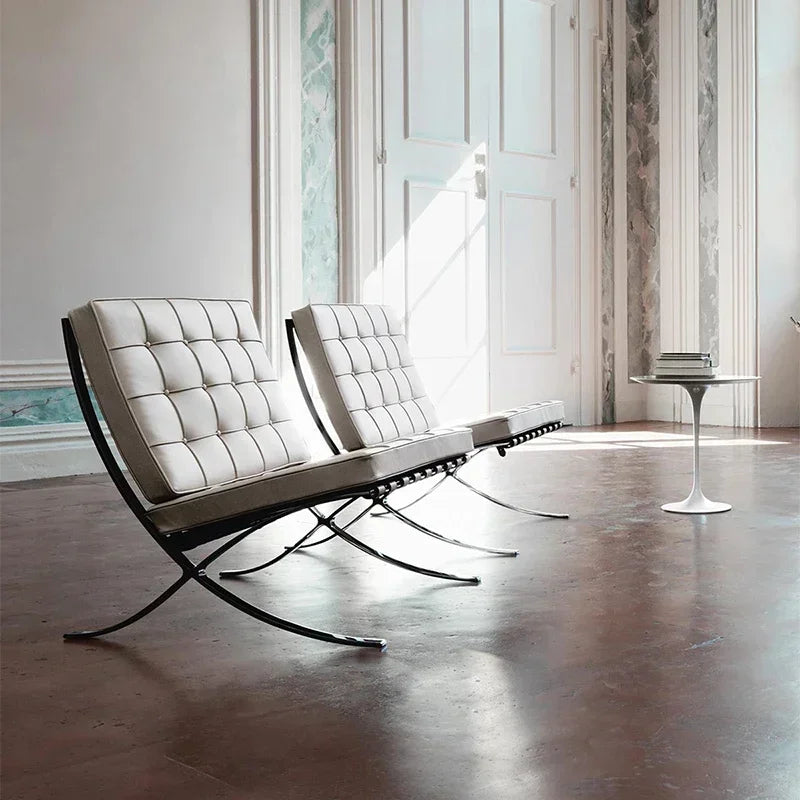 Nordic Single Barcelona Designer Star Same Leisure Simple High-end Luxury Leisure Chair Recliner Chair Modern Single Sofa Chair