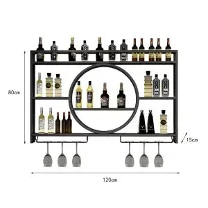 Wall-Mounted Wine Rack - A Wine Tasting Gallery on Your Wall
