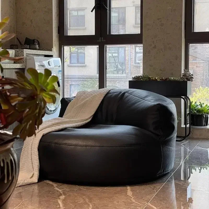 Half-Moon Bean Bag Chair - Your Personal Oasis of Laziness