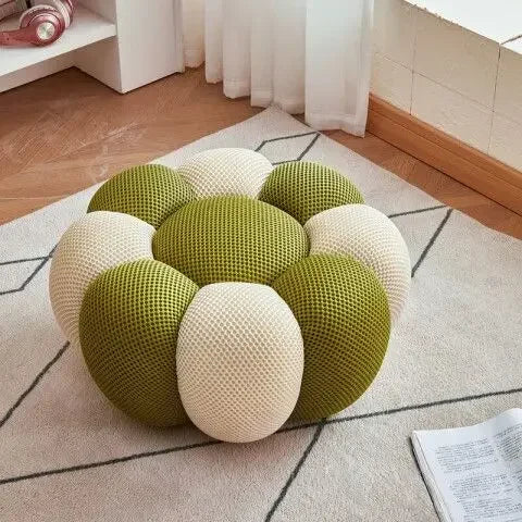 Bloom in Comfort – Pumpkin Puff Bean Bag Chair