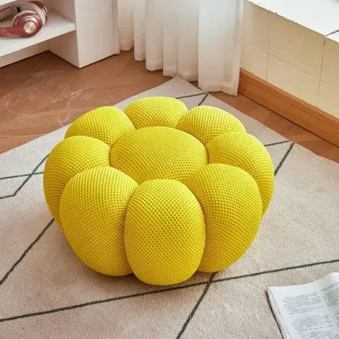 Bloom in Comfort – Pumpkin Puff Bean Bag Chair