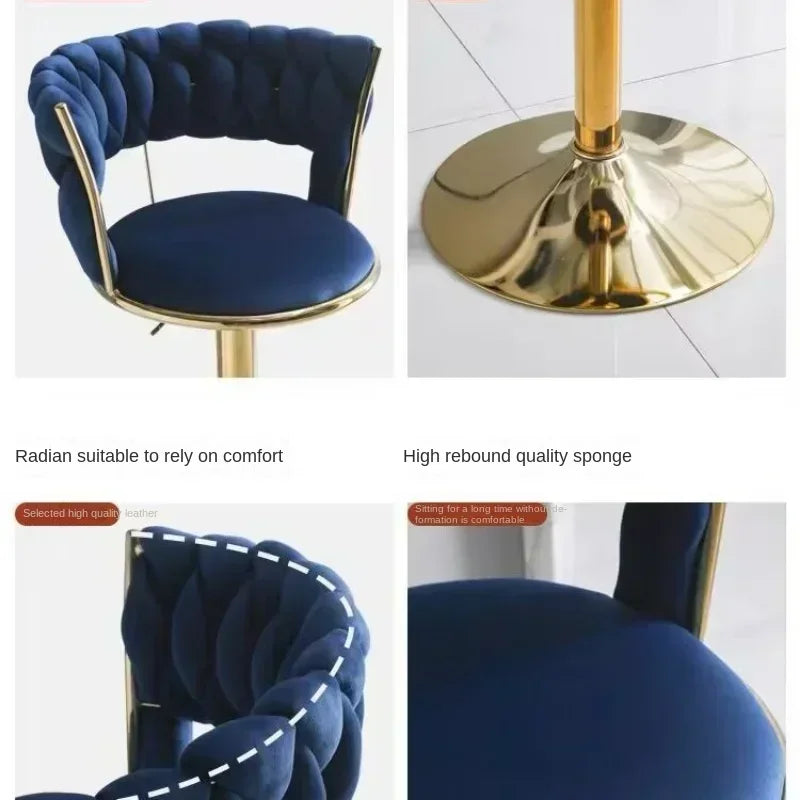 Light Luxury Adjustable Rotating Bar Stool-Redefining Your Home Artistry