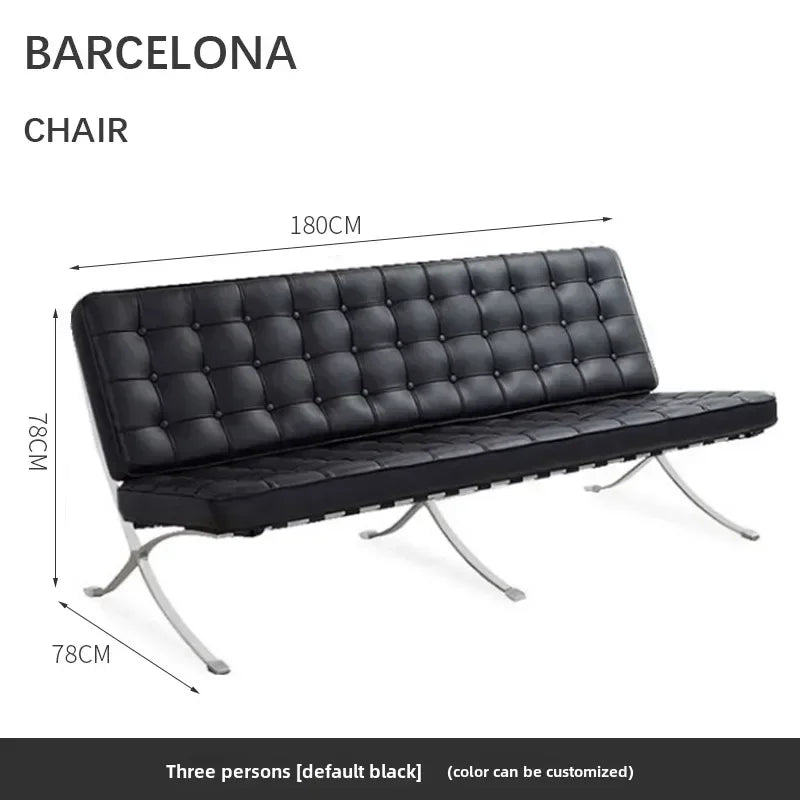 Nordic Single Barcelona Designer Star Same Leisure Simple High-end Luxury Leisure Chair Recliner Chair Modern Single Sofa Chair