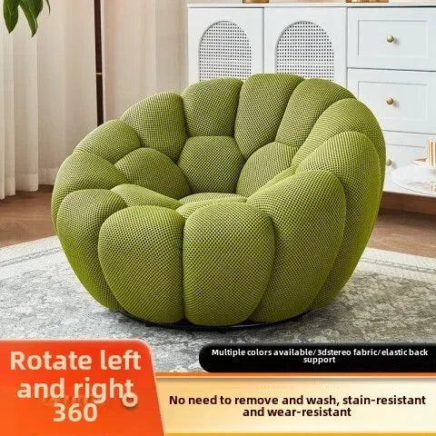 Bloom in Comfort – Pumpkin Puff Bean Bag Chair