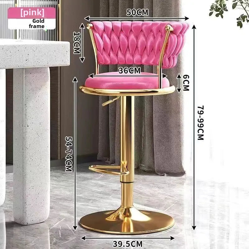 Light Luxury Adjustable Rotating Bar Stool-Redefining Your Home Artistry