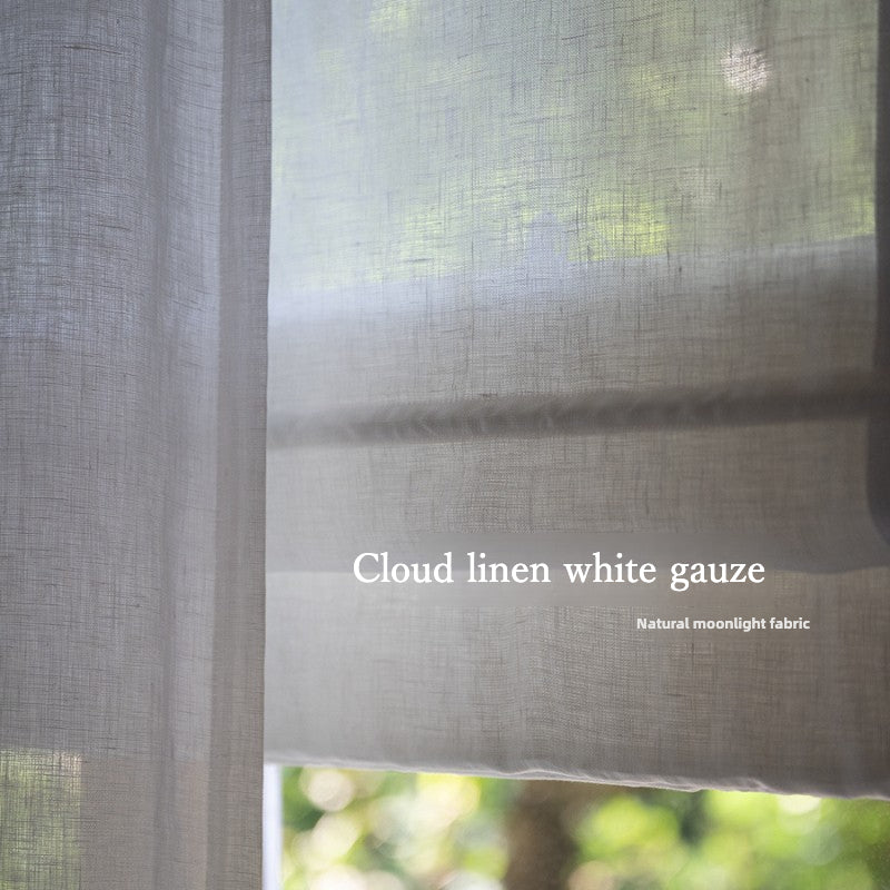 Pure Linen Roman Shade – Effortless Elegance in Every Fold
