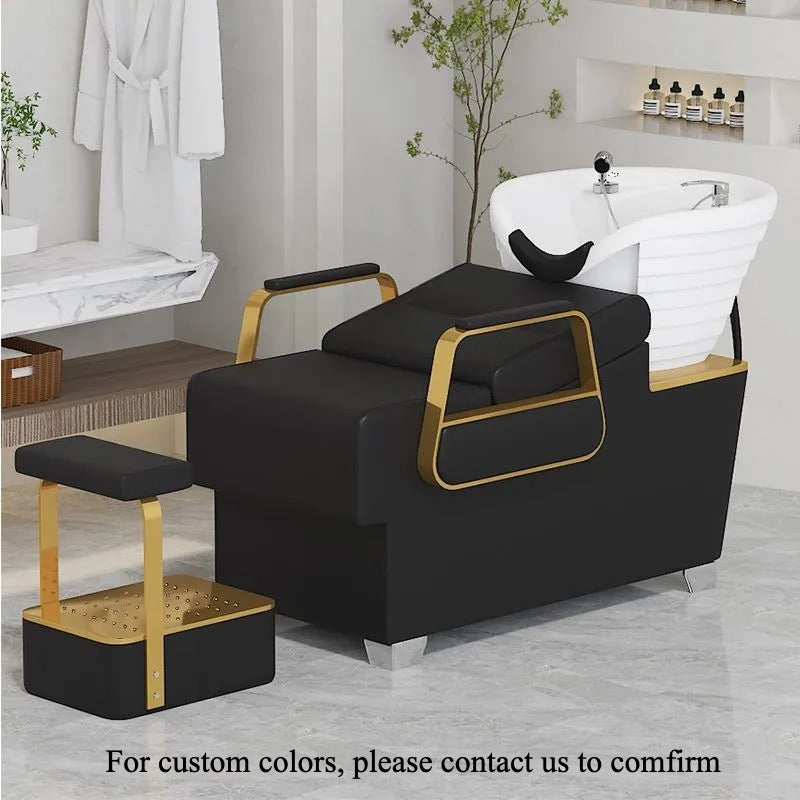 Luxury Shampoo Bed – Reclining Hair Washing Chair for Salon & Spa