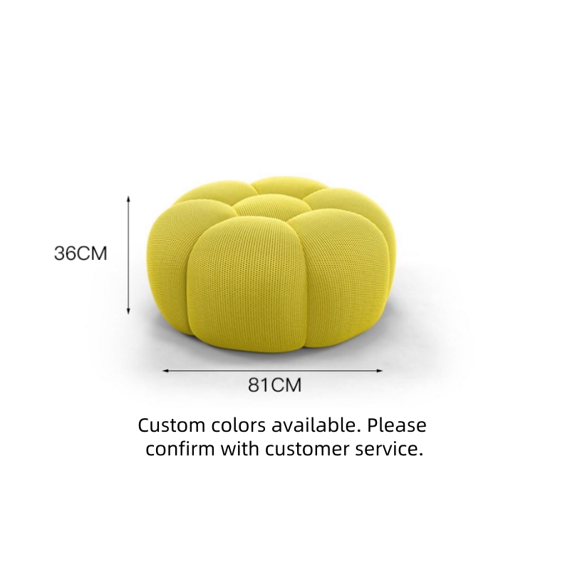 French Italian Trending Bubble Soccer Artistic Curved Elegant Sofa
