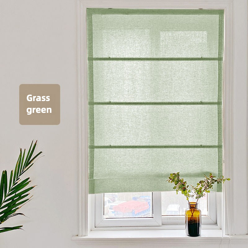 Serenity in Every Fold – Linen Roman Shades for a Calm, Modern Home