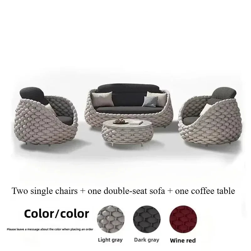 Outdoor Sofa Set-Breathing Nature Interprets Perfection