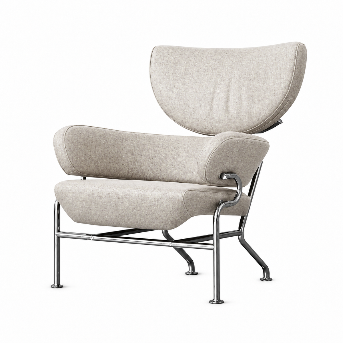 Poltrona escultórica Cassina – estilo modernista italiano e conforto envolvente