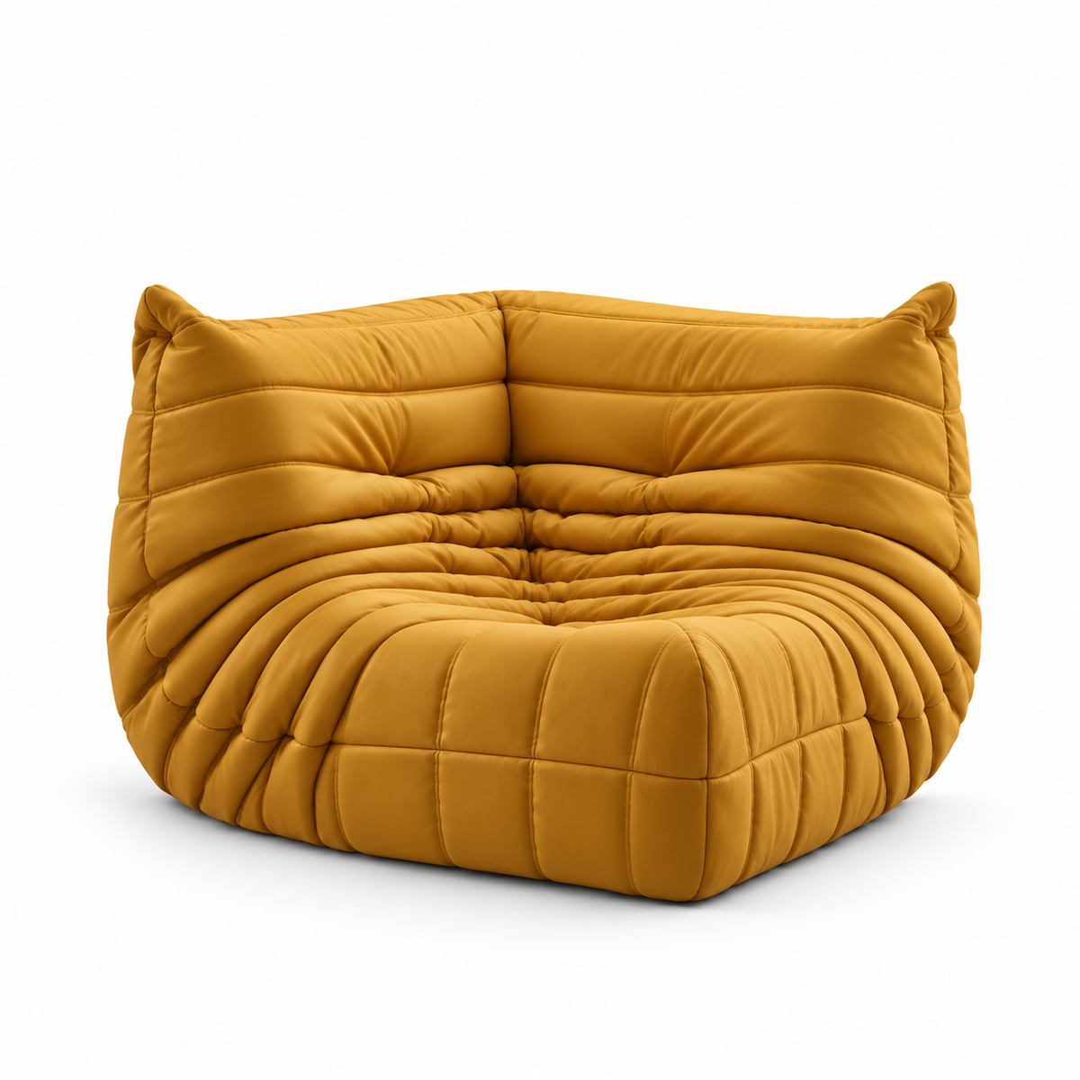 Togo Corner Sofa in Microfiber Leather – Effortless Comfort & Timeless Style