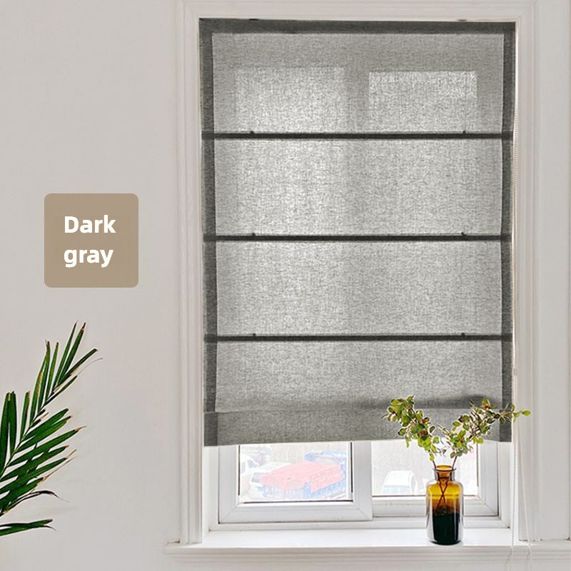 Serenity in Every Fold – Linen Roman Shades for a Calm, Modern Home