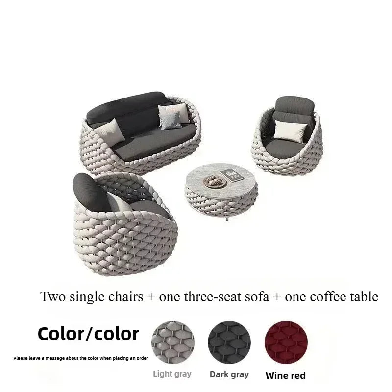 Outdoor Sofa Set-Breathing Nature Interprets Perfection