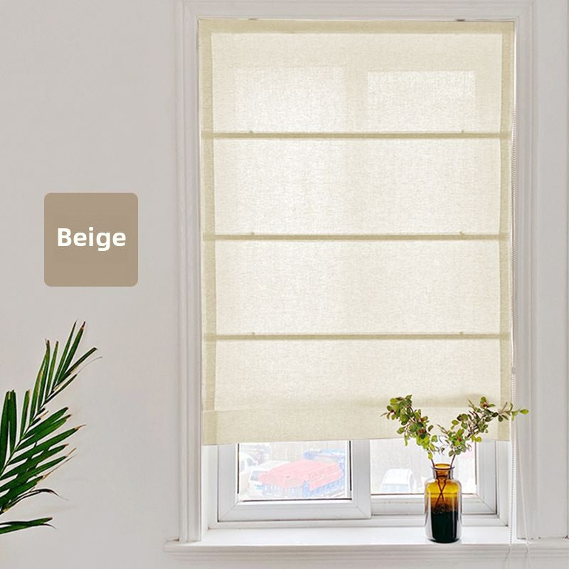 Serenity in Every Fold – Linen Roman Shades for a Calm, Modern Home