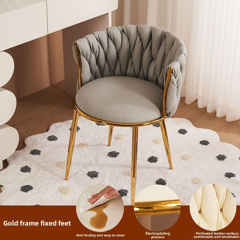 Elegant Vanity & Salon Chair